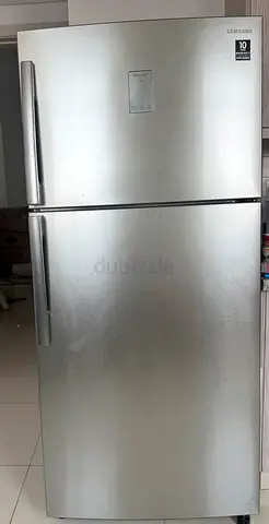 Samsung Top Freezer Refrigerator - 2 Door, Silver, Good Working Condition