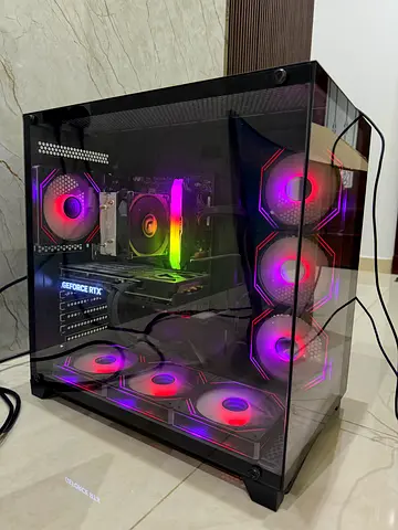 High end gamming RTX 4070 super i5 14400 f 32 gb ram 2 tb ssd 650 watt psu