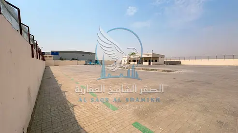 Yard for Rent in Al Arqoub | 60,000 Sq. Ft. | 50 kW