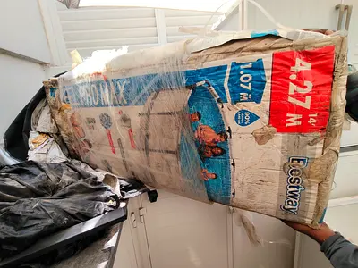 “Used Swimming Pool with Bestway Filter Pump”