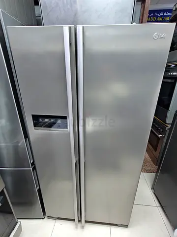 LG Side-by-Side Stainless Steel Refrigerator (Used) - Good Working Condition
