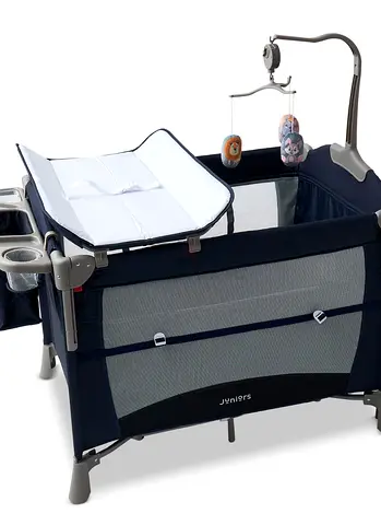Portable Baby Playpen/Travel Cot with Changing Station, mattress and bed sheet