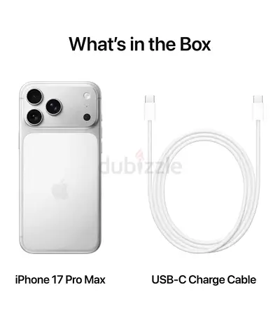 Apple iPhone 17 Pro Max (Silver) - USB-C