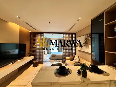 Luxury Fully Furnished Studio | Private Beach | Upgraded Interiors | AC & Parking Free