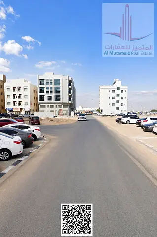 للبيع أرض سكنية تجارية في العالية عجمان بمساحة 2,755 قدم مربع تصريح أرضي + 3 طوابق وتملك حر بموقع استثماري مميز