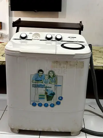 Twin-tub Portable Washing Machine - Used, Working