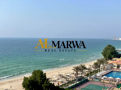 Beach View || Luxury 2BR + Maids Room|| Private Beach || Chiller Free || Parking Free || All Amenities