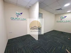 Chiller free Fitted Office port Saeed 690 sqft
