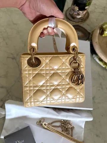 Pearlescent Lady Dior mini