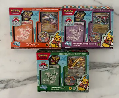 Pokemon 2025 World Championship Decks (Set of 3)