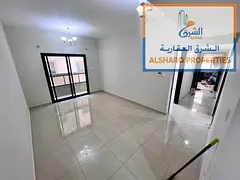 Brand new building, first occupancy in Al Jurf. 3 bedrooms, living room, large area, 3 bathrooms, ma