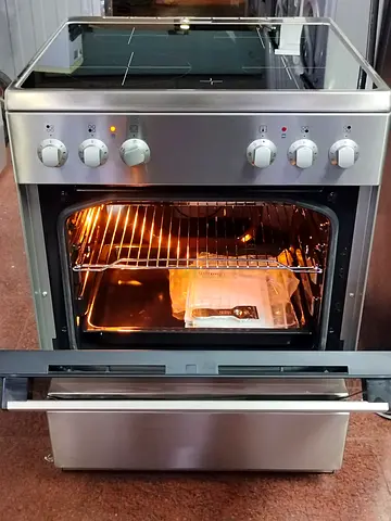 Gorenje latest news electric ceramic 4 hobs stove oven fan cooking range 60x60 Ew