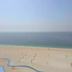 2BHK apartment with direct sea view for monthly rent - in Ajman Corniche Residence ✅ Includes bill