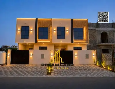 Townhouse for sale in Ajman | Al Helio 1 area | 4 bedrooms, majlis and hall | Freehold ownership for all nationalities | Price includes registration f