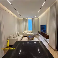 Luxury apartment, first occupancy, one bedroom and living room with an open balcony. Ajman City Towe