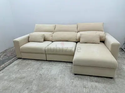 IKEA Eskilstuna beige color lshape sofacumbed