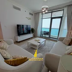 A fully furnished 2bedroom apartment, with sea view balcony, including all services, with a gym, swi