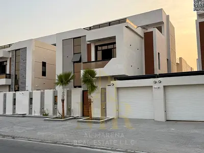 فيلا للبيع في الباهية – عجمان |طابقين وروف 7 غرف ماستر + مسبح خاص بسعر شامل كهرباء ومية ومكيفات