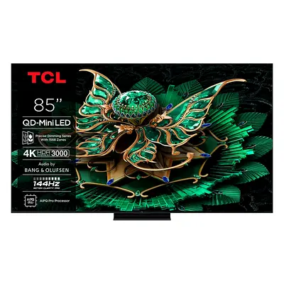 TCL 85 inch Smart QLED Mini LED TV - 4K - 144Hz, 85Q7C