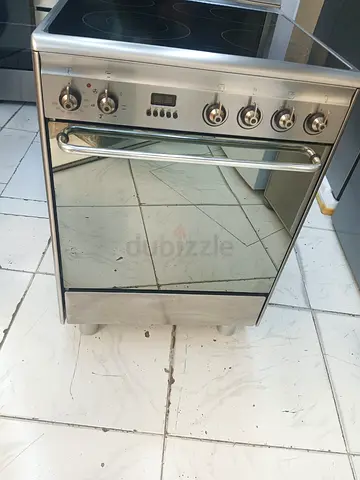 Smeg latest model full electric ceramic 4 hobs stove oven fan cooking 60x60 zesaaa