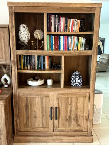 Bookcase Oak Finish, pick up Corniche Abu Dhabi