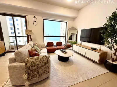 1-Bedroom Sea View Apartment in JBR Dubai | Balcony | Water Views | Bahar 6