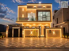 Own your dream villa opposite the mosque, with all fees included, two floors and a roof.