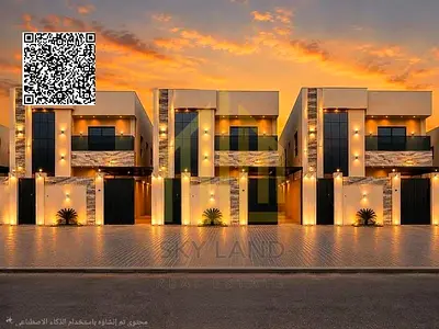 For sale in Ajman: a two-story villa with a rooftop terrace at a bargain price and with no annual fees.