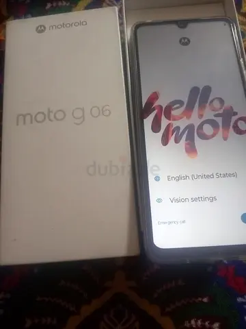 Motorola Moto G06 with box - good condition
