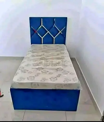 Single bed with mattress brand new