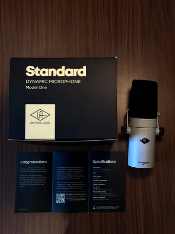 Universal Audio SD-1 Standard Dynamic Microphone - with Low-cut and Articulation Switches
