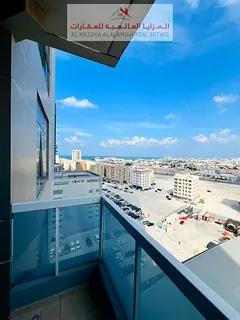 A fully furnished one-bedroom apartment in Al Khan Beach Tower 1 for monthly rent