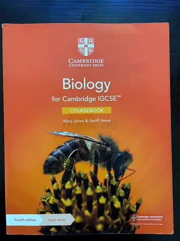 Biology for Cambridge IGCSE Coursebook (Fourth edition) - Mary Jones & Geoff Jones