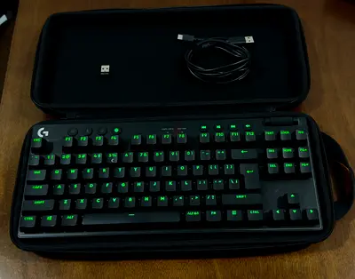 Logitech G Pro X TKL Wireless RGB Mechanical Compact Keyboard with Carry Case