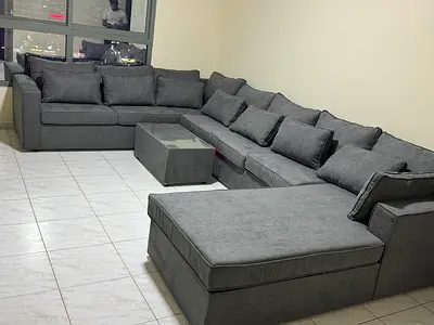 Brand new U shape grey color sofa sets we are selling in every size