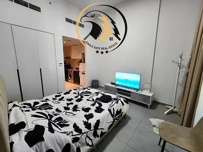 Premium Furnished Studio | Access to Gym & Pool & Parking | Private Balcony