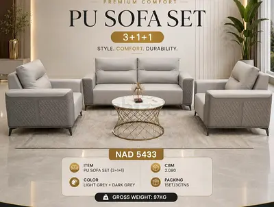 Brand new Five seater Office Sofa Set available Y
