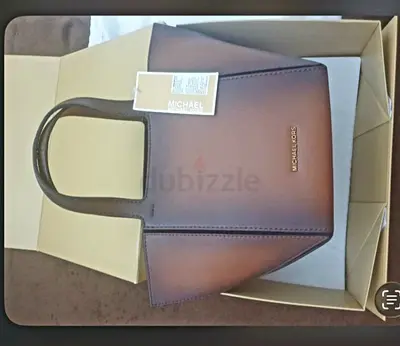 Michael Kors small brown leather tote bag - brand new with tags