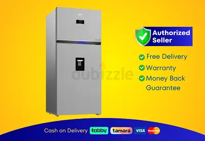 Beko 650L Double Door Refrigerator with Water Dispenser | Brand New |  Warranty | FREE  Delivery
