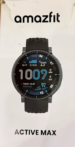 Amazfit Active Max Smartwatch - Black (New)