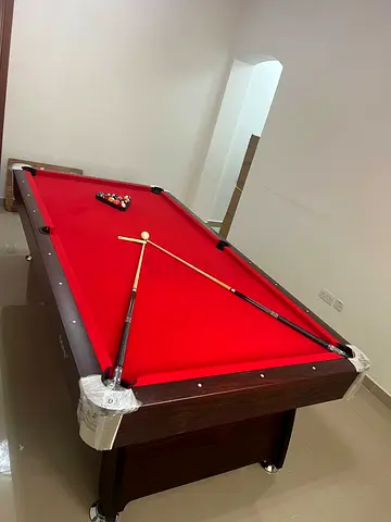 SCOREX Luxury Billiard Table 9 Feet RED