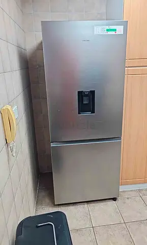 Samsung Stainless Steel Bottom-Freezer Refrigerator with Water Dispenser