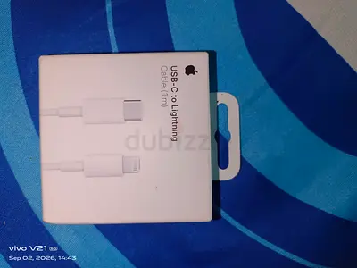 Apple Charger Cable and memory card