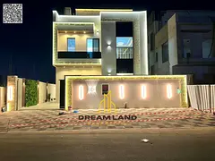 A villa with an elegant architectural design, including registration and ownership fees, combining s