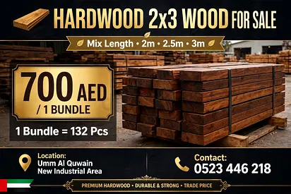 Hardwood 2x3 Wood Bundle for SalePieces 700