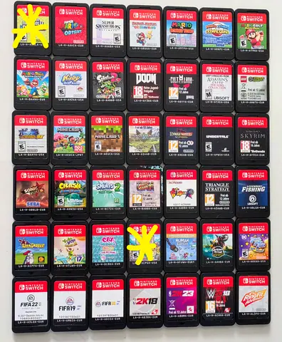 Nintendo Switch game Minecraft pokemon mario lego fifa Splatoon kirby doom monster hunter crash fish