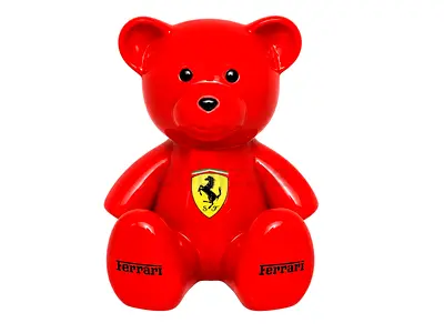 Red Ferrari Teddy Bear Collectible Figurine