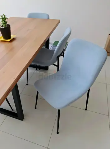 Pan Home Quang Dining Chair - Light Blue Black (6 Pcs) Now 70% Off