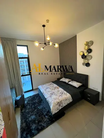 Fully Furnished 1BHK Apartment in Al Mamsha Sharjah | Modern Gated Community Living | Spacious Layout with Stylish Interiors | Bright Living Space with Built-in Wardrobes | Premium Amenities Including