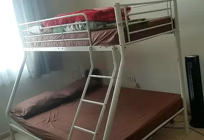 Bunk bed with medicated mattress
